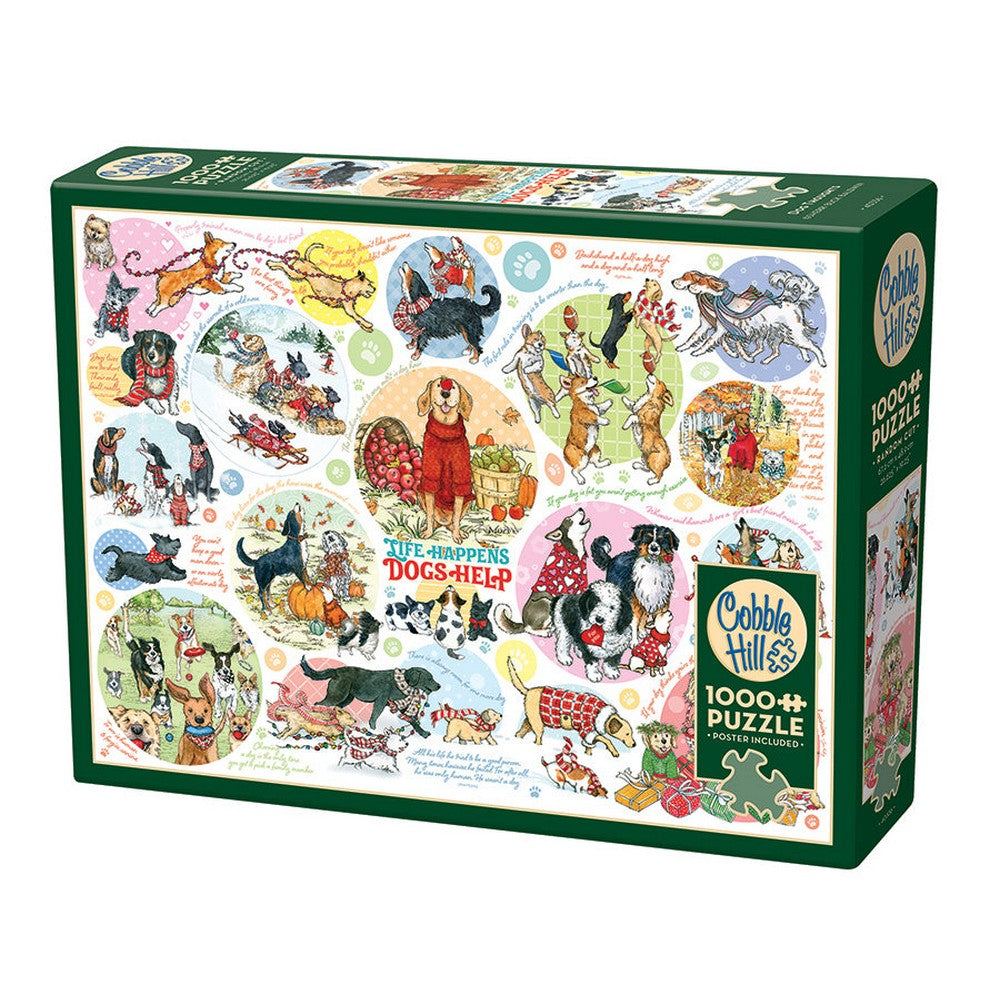 PREORDER Puzzle - Cobble Hill - Dog Thoughts 1000pc