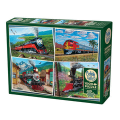 Puzzle - Cobble Hill - Historic Locomotives 1000pc