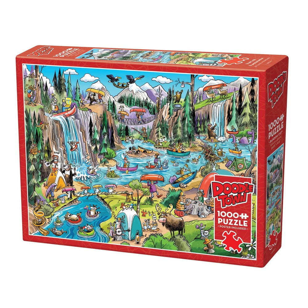 Puzzle - Cobble Hill - DoodleTown: Portage Pandemonium 1000pc