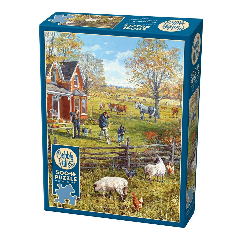Puzzle - Cobble Hill - Young Family Farm 500pc