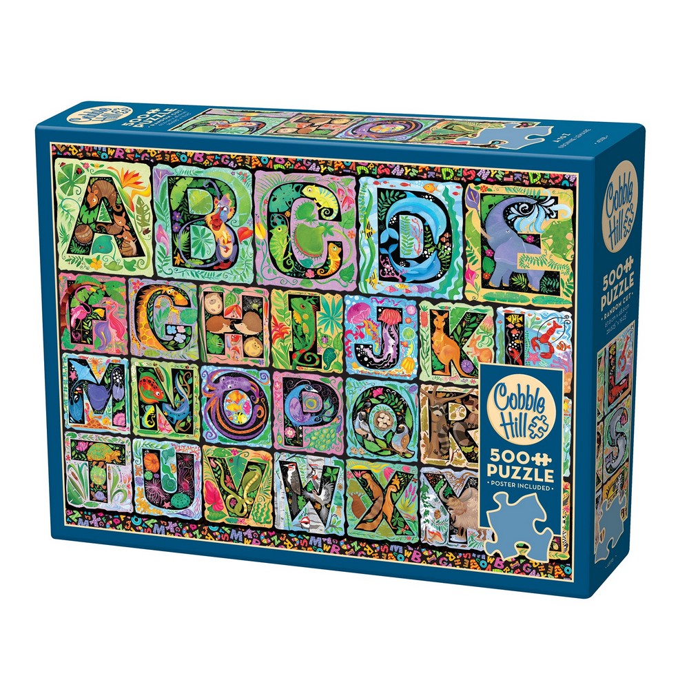 PREORDER Puzzle - Cobble Hill - A to Z 500pc