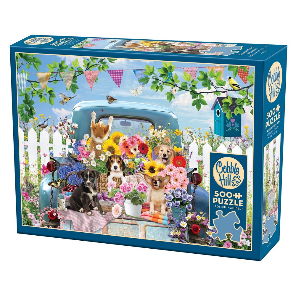 Puzzle - Cobble Hill - Country Truck in Summer 500pc