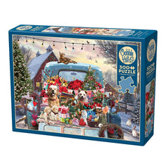 Puzzle - Cobble Hill - Country Truck in Winter 500pc