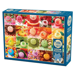 PREORDER Puzzle - Cobble Hill - Nom Nom Macarons 500pc