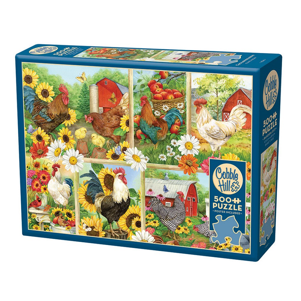 Puzzle - Cobble Hill - Cockadoodledoo 500pc