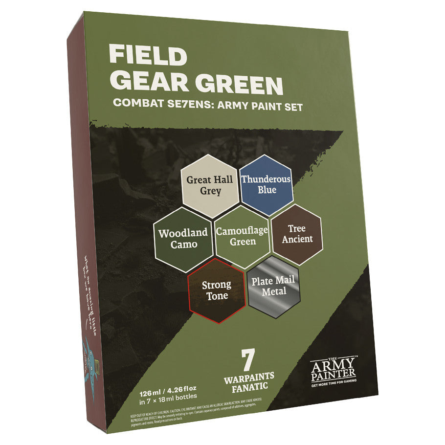 PREORDER Army Painter - Combat Se7ens - Field Gear Green