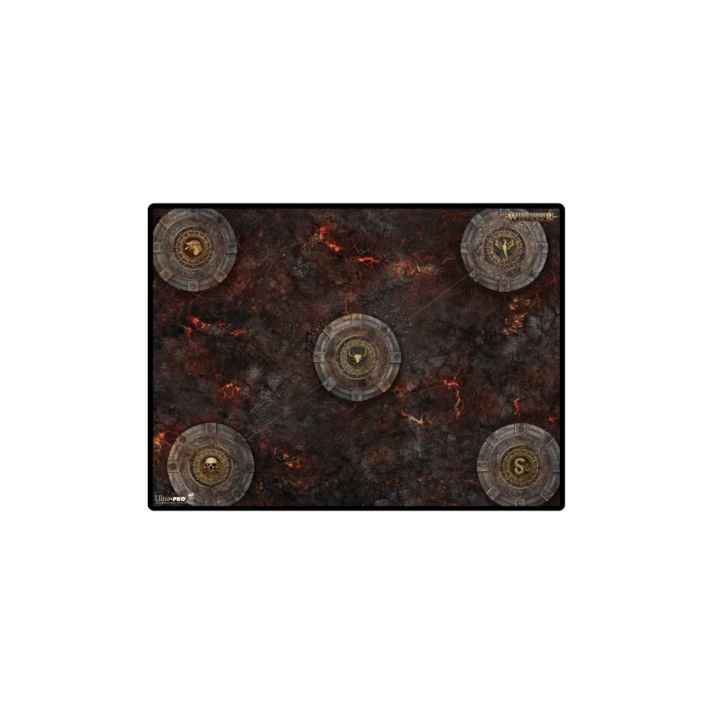 PREORDER Ultra Pro: UP16983 Spearhead: Fire & Jade A Battle Mat for Warhammer: Age of Sigmar