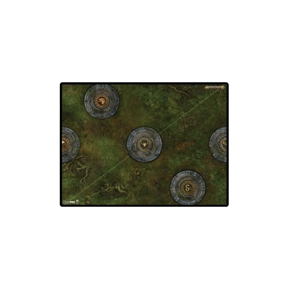 PREORDER Ultra Pro: UP16984 Spearhead: Fire & Jade B Battle Mat for Warhammer Age of Sigmar