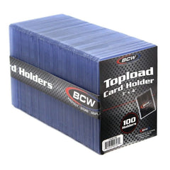 PREORDER BCW - Toploaders - Topload Holder - 3 X 4 - 100 Ct. Pack