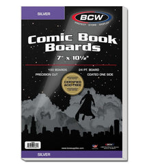 PREORDER BCW - Comic Boards - Silver Backing Boards - 7 X 10 1/2
