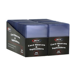 PREORDER BCW - Card Sleeves - 2 5/8 X 3 5/8 + Toploader - 3 X 4