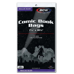 PREORDER BCW - Comic Bags - Silver/Regular Comic Book Bags
