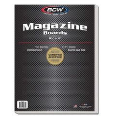 PREORDER BCW - Boards - Magazine Backing Boards - 8 1/2 X 11