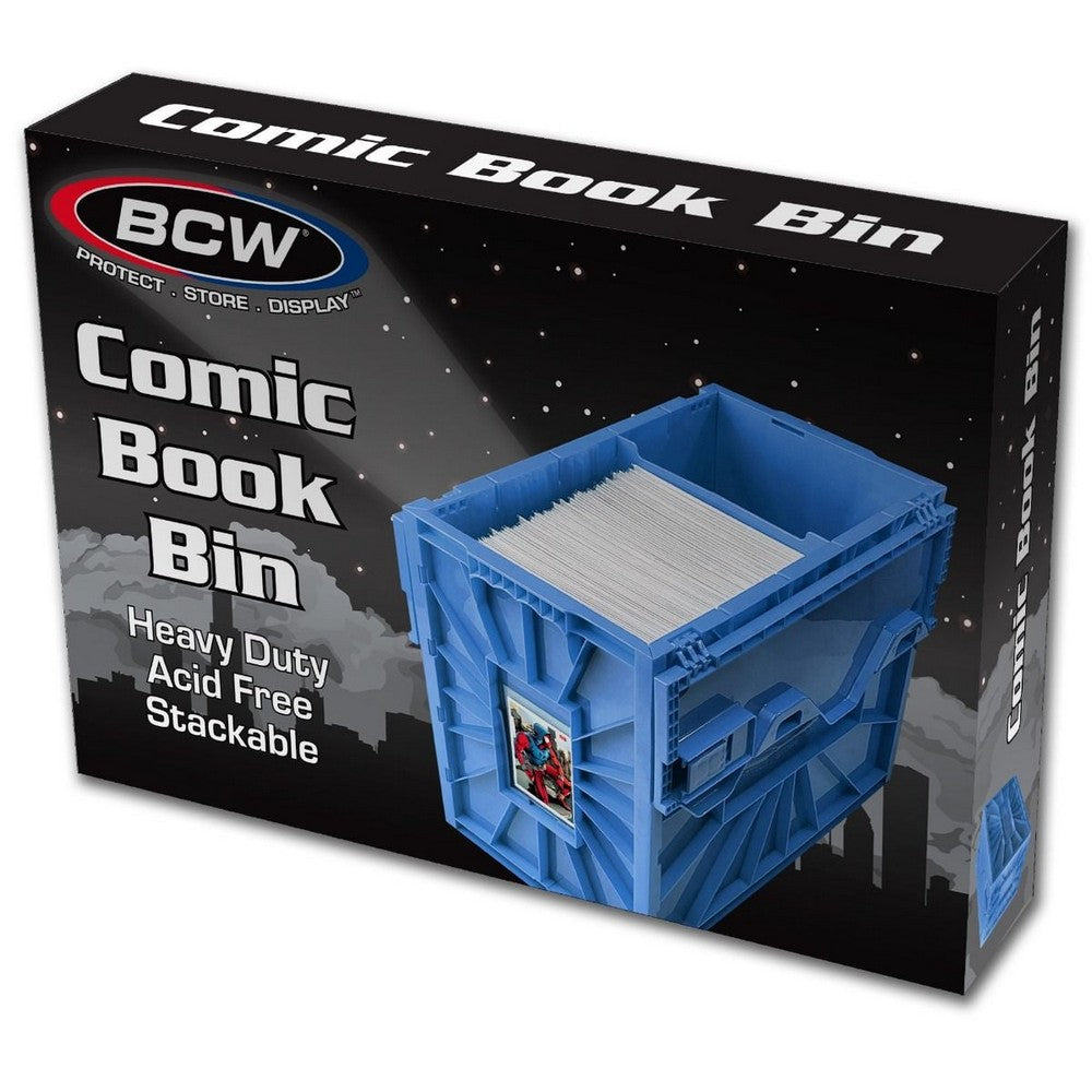 PREORDER BCW - Comic Bins - Comic Book Bin - Short - Blue