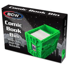 PREORDER BCW - Comic Bins - Comic Book Bin - Short - Green