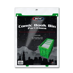PREORDER BCW - Comic Bins - Comic Book Bin Partition - Green