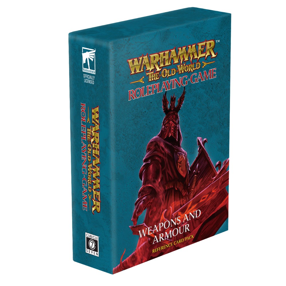 PREORDER Warhammer the Old World Roleplaying Game Weapons and Armour Deck The