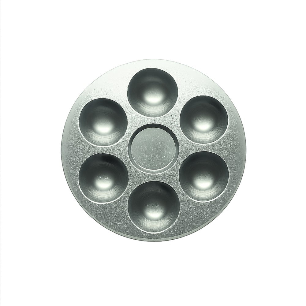 PREORDER PK Pro - Aluminium Colour Palette Round 6 Wells (11cm)