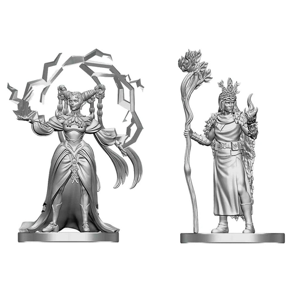 PREORDER D&D Nolzurs Marvelous Miniatures: Human Druid & Elf Sorcerer
