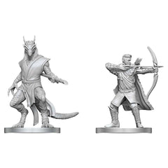 D&D Nolzurs Marvelous Miniatures: Elf Ranger & Dragonborn Monk