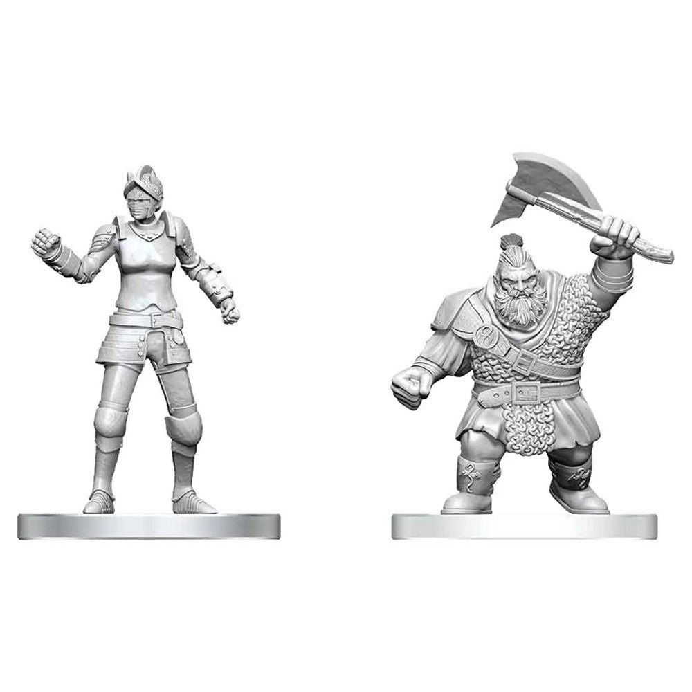 PREORDER D&D Nolzurs Marvelous Miniatures: Cultist of Bane & Dwarf Zhentilar Soldier