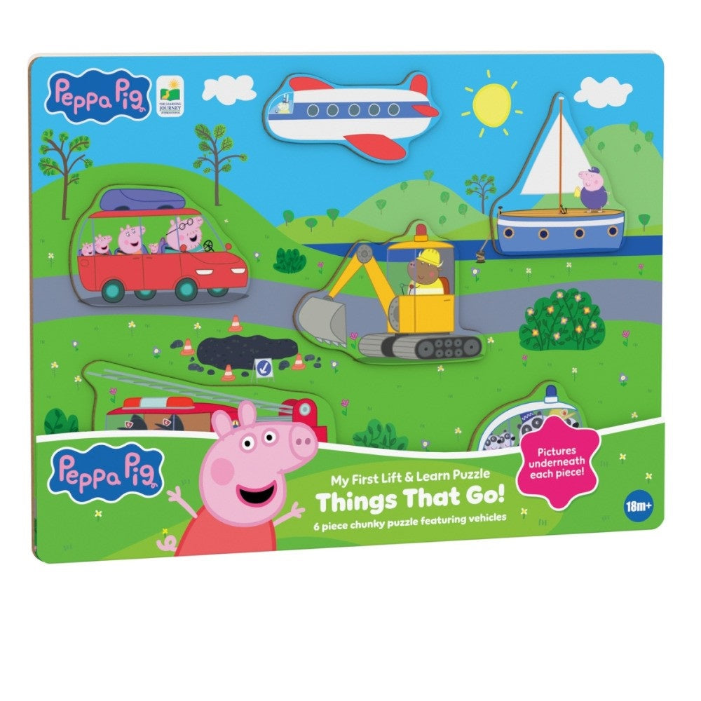 PREORDER Peppa Pig My First Lift & Learn - Things That Go (PDQ)