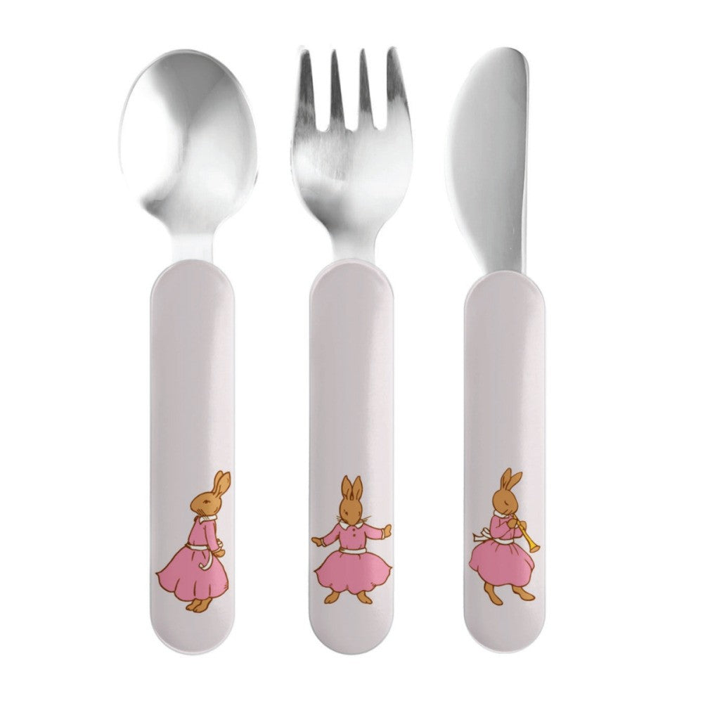 PREORDER Bunnykins 3 Piece Cutlery Set - Pink