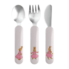 PREORDER Bunnykins 3 Piece Cutlery Set - Pink