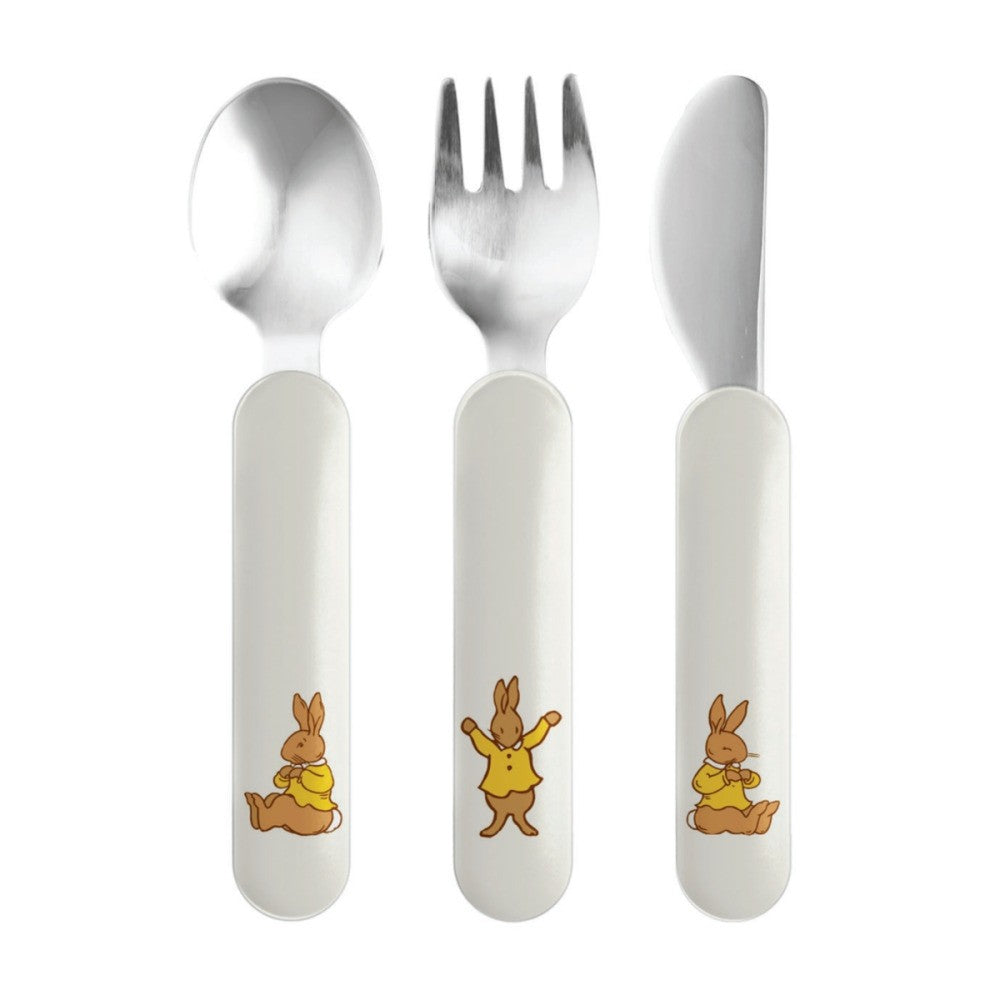 PREORDER Bunnykins 3 Piece Cutlery Set - Natural