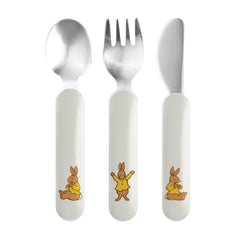 PREORDER Bunnykins 3 Piece Cutlery Set - Natural