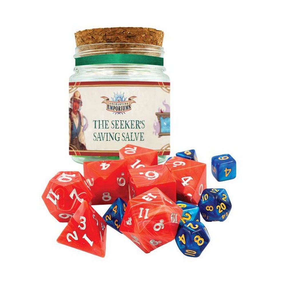 Enchanting Emporiums - Flavor of Fortune Dice Potion The Seekers Saving Salve