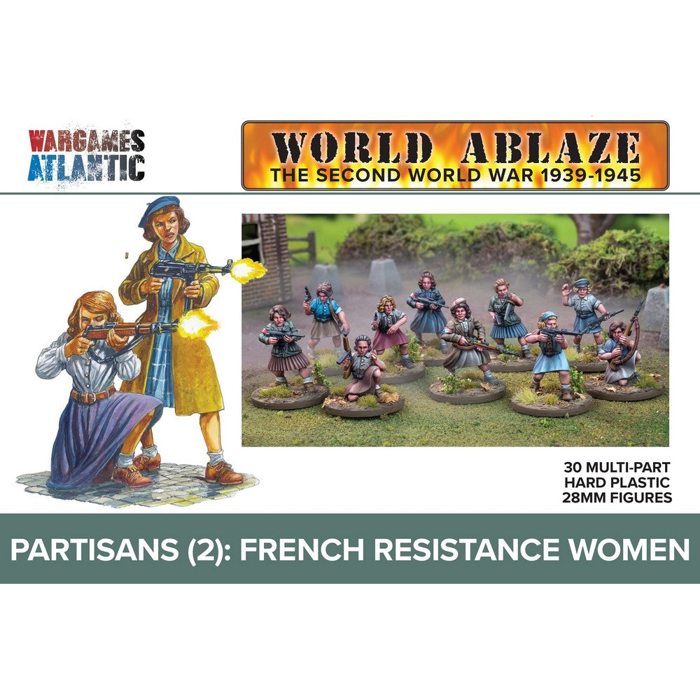 Wargames Atlantic - Sharpes Rifles- Partisans (2) French Resistance Women