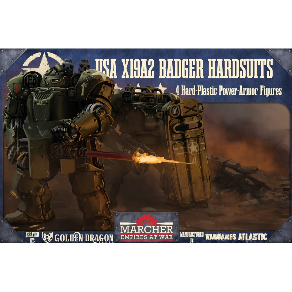 Wargames Atlantic - Marcher - X19A2 Badger Hardsuits