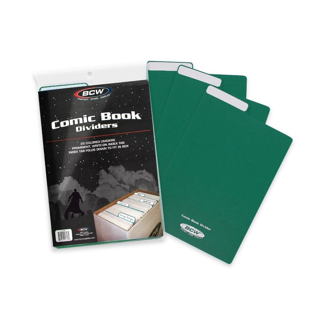 PREORDER BCW - Comic Dividers - Green