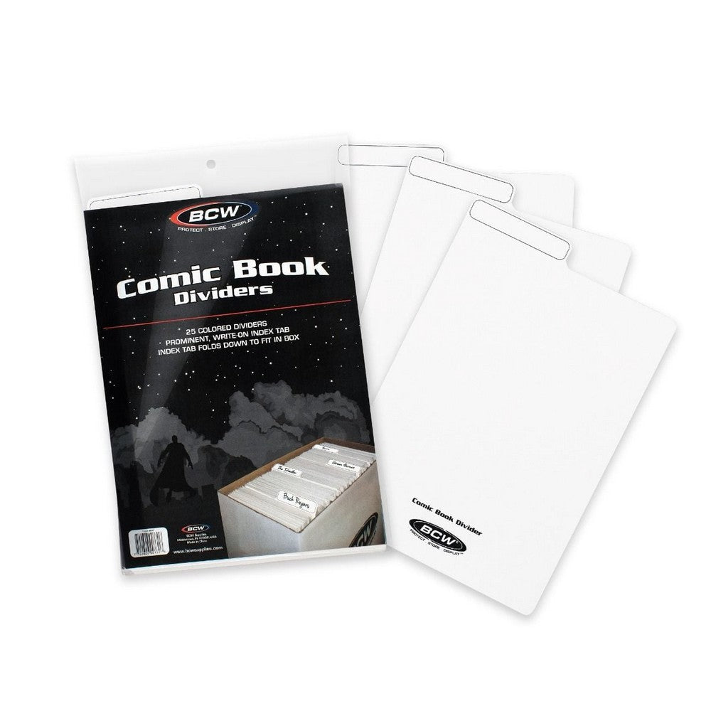 PREORDER BCW - Comic Dividers - White
