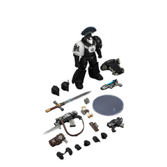 PREORDER Warhammer Collectables: 1/18 Raven Guard MkVI Tactical Sergeant with Power Sword