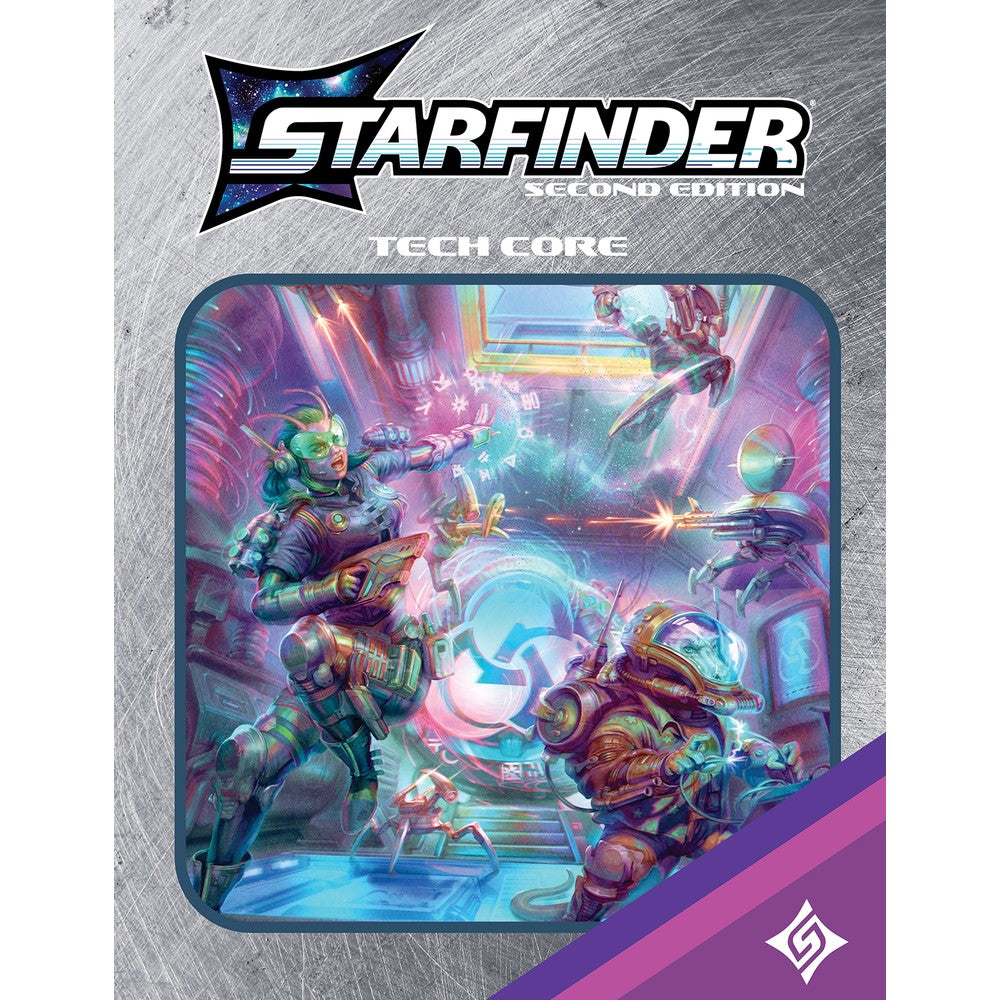 PREORDER Starfinder Tech Core Retro Retailer Cover