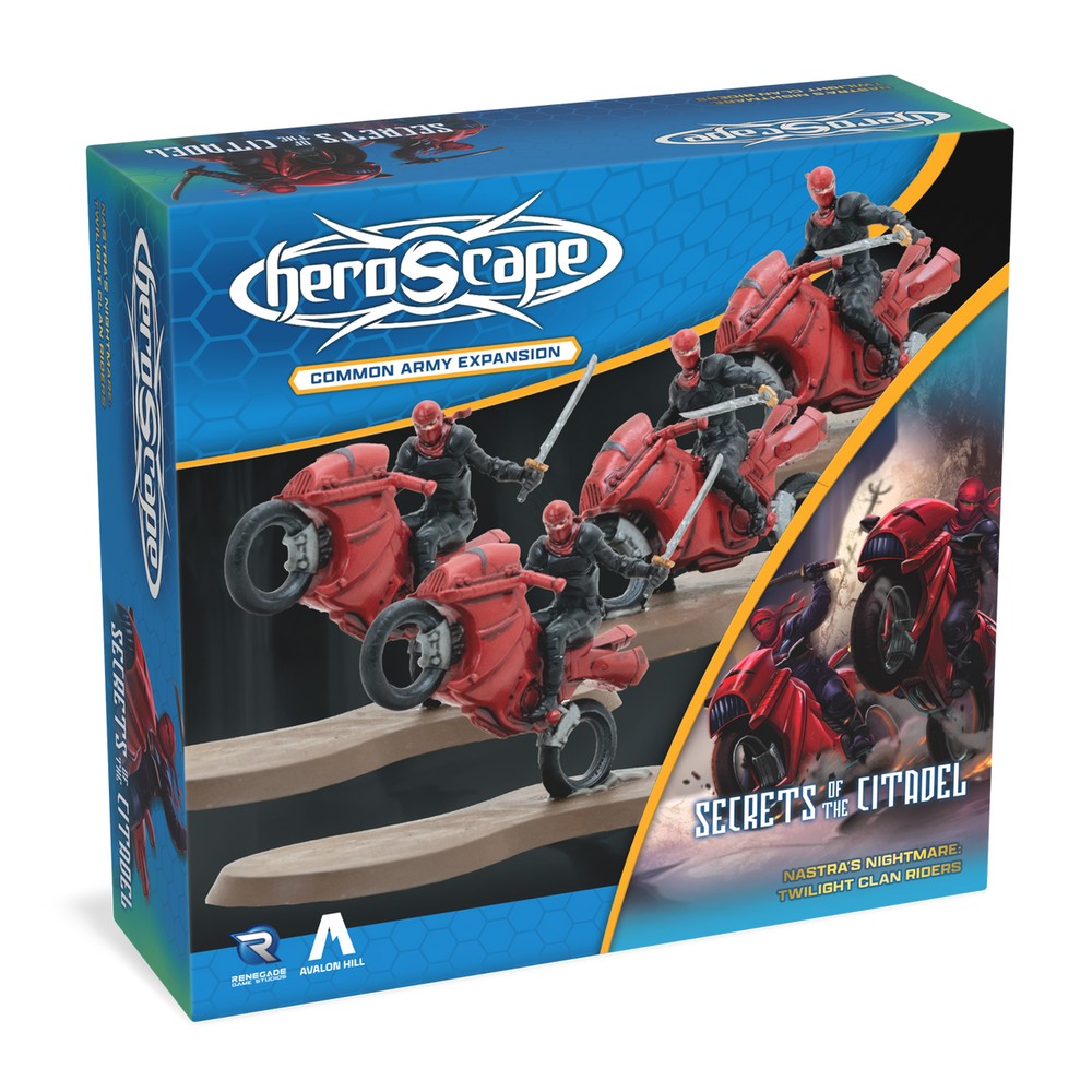 PREORDER Heroscape - Twilight Ninja Clan Riders Army Expansion