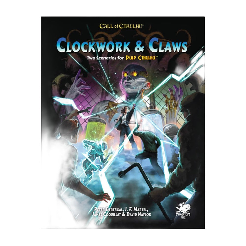 PREORDER Call of Cthulhu RPG - Pulp Cthulhu - Clockwork & Claws