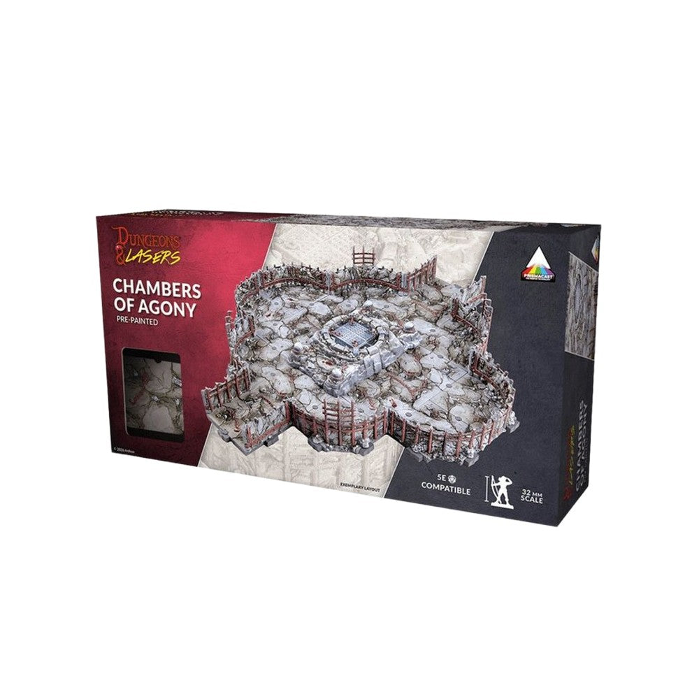 PREORDER Dungeons & Lasers: PrismaCast Pre-Painted Terrain - Chambers Of Agony: Pre-Painted