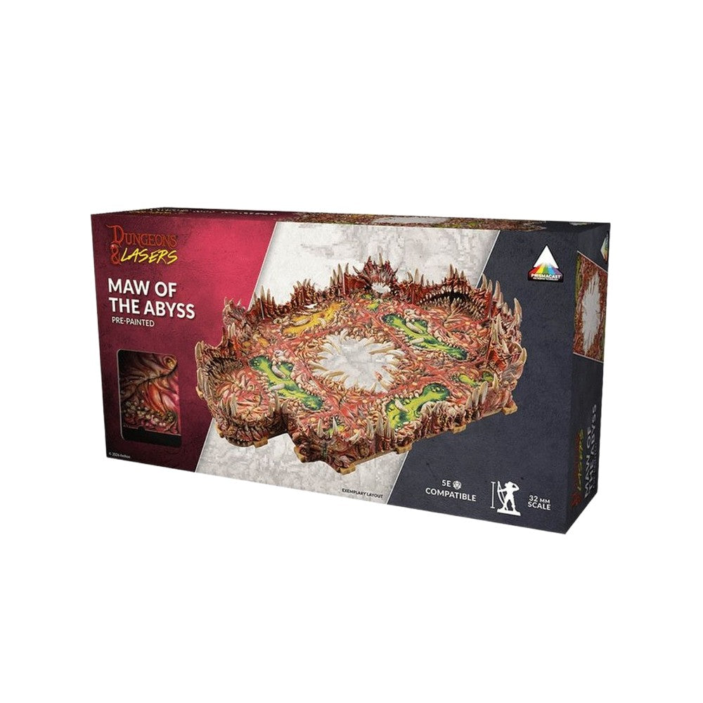 PREORDER Dungeons & Lasers: PrismaCast Pre-Painted Terrain - Maw Of The Abyss: Pre-Painted