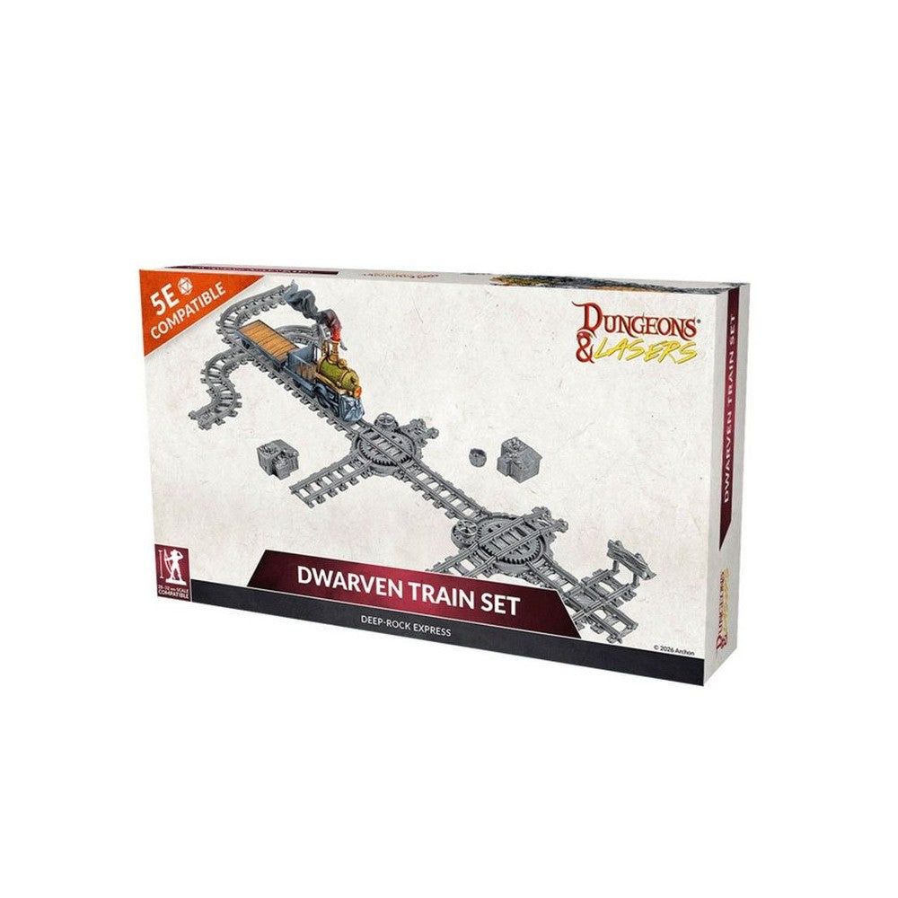 PREORDER Dungeons & Lasers: Miniatures - Dwarven Train Set (June 2026)