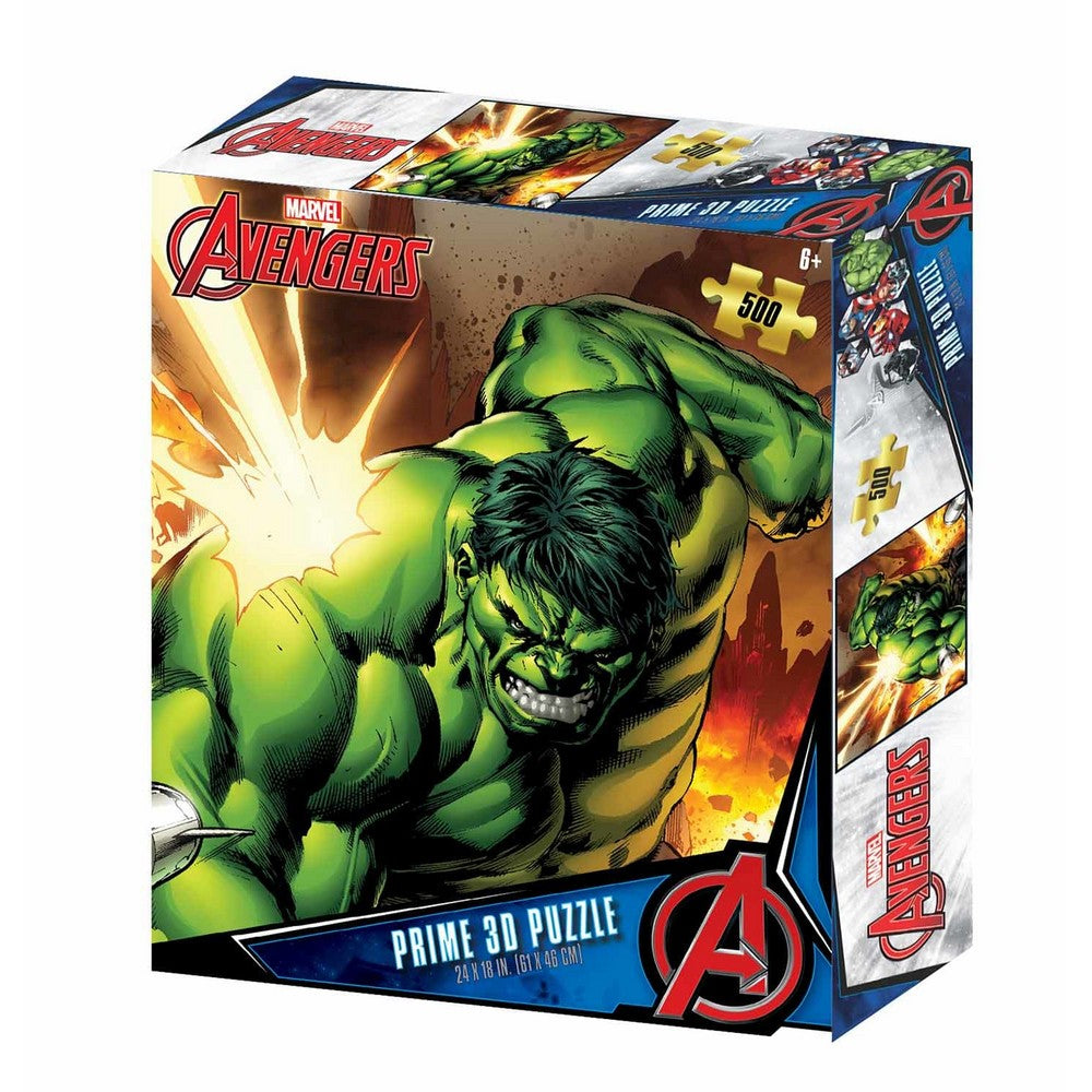 PREORDER Prime 3D Puzzles - Marvel - Avengers - The Hulk - 500pc