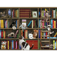 Prime 3D Puzzles - Giordano - Kitty Library - 500pc