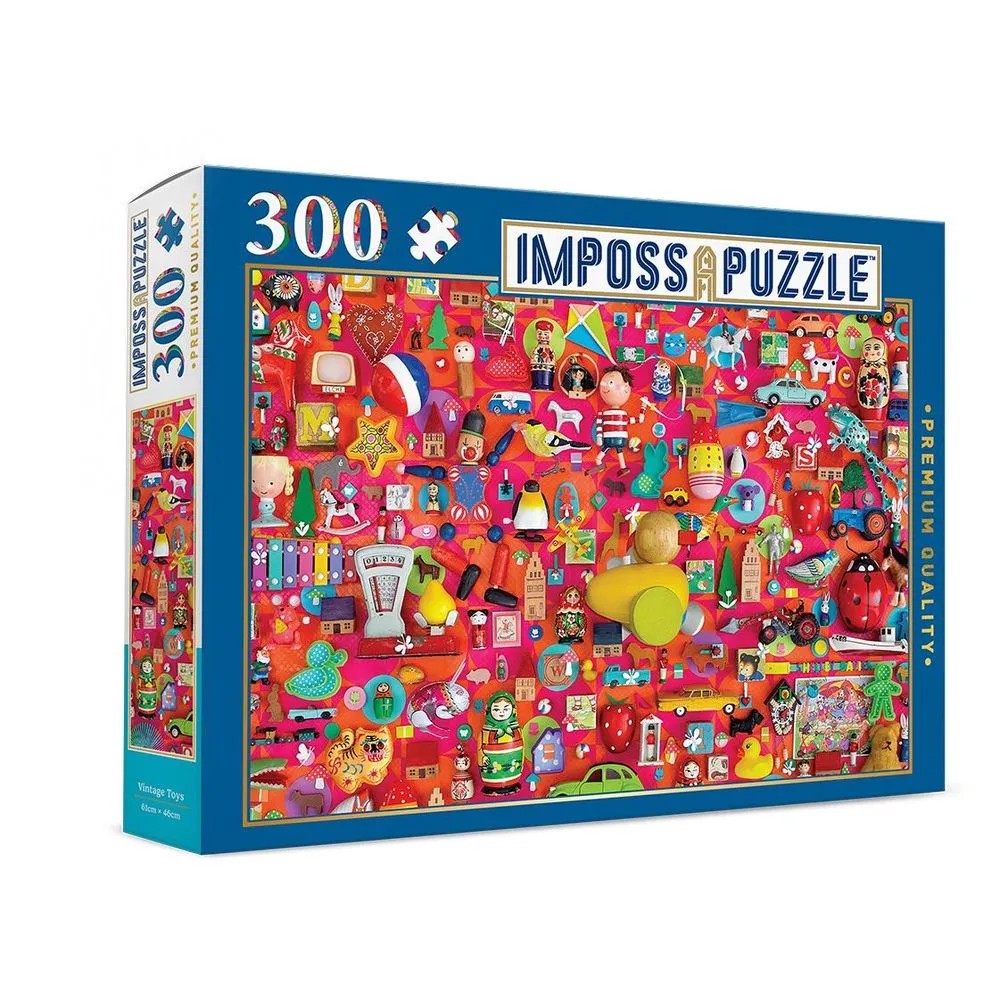 PREORDER Puzzle - ImpossApuzzle - Vintage Toys - 300pc