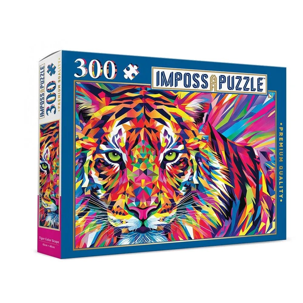 PREORDER Puzzle - ImpossApuzzle - Tiger Color Scape