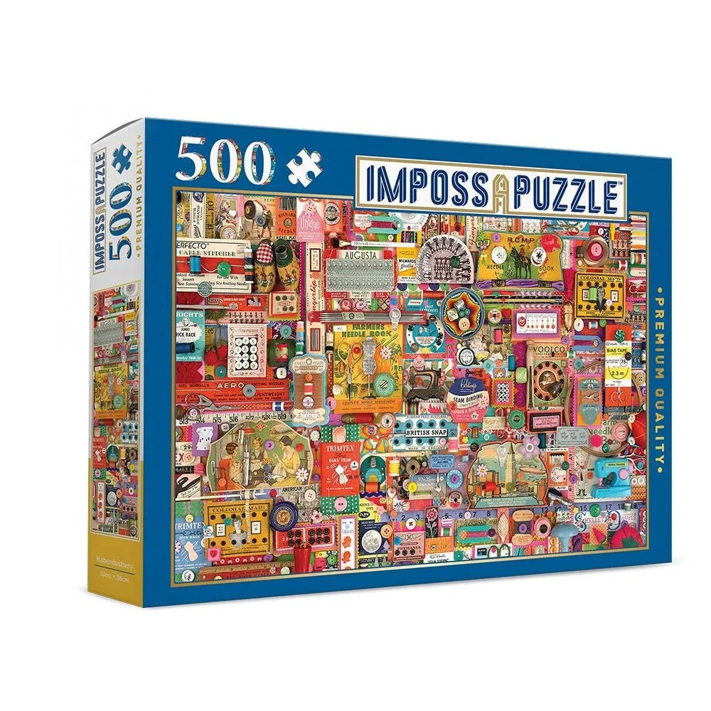 PREORDER Puzzle - ImpossApuzzle - Haberdashery - 500pc