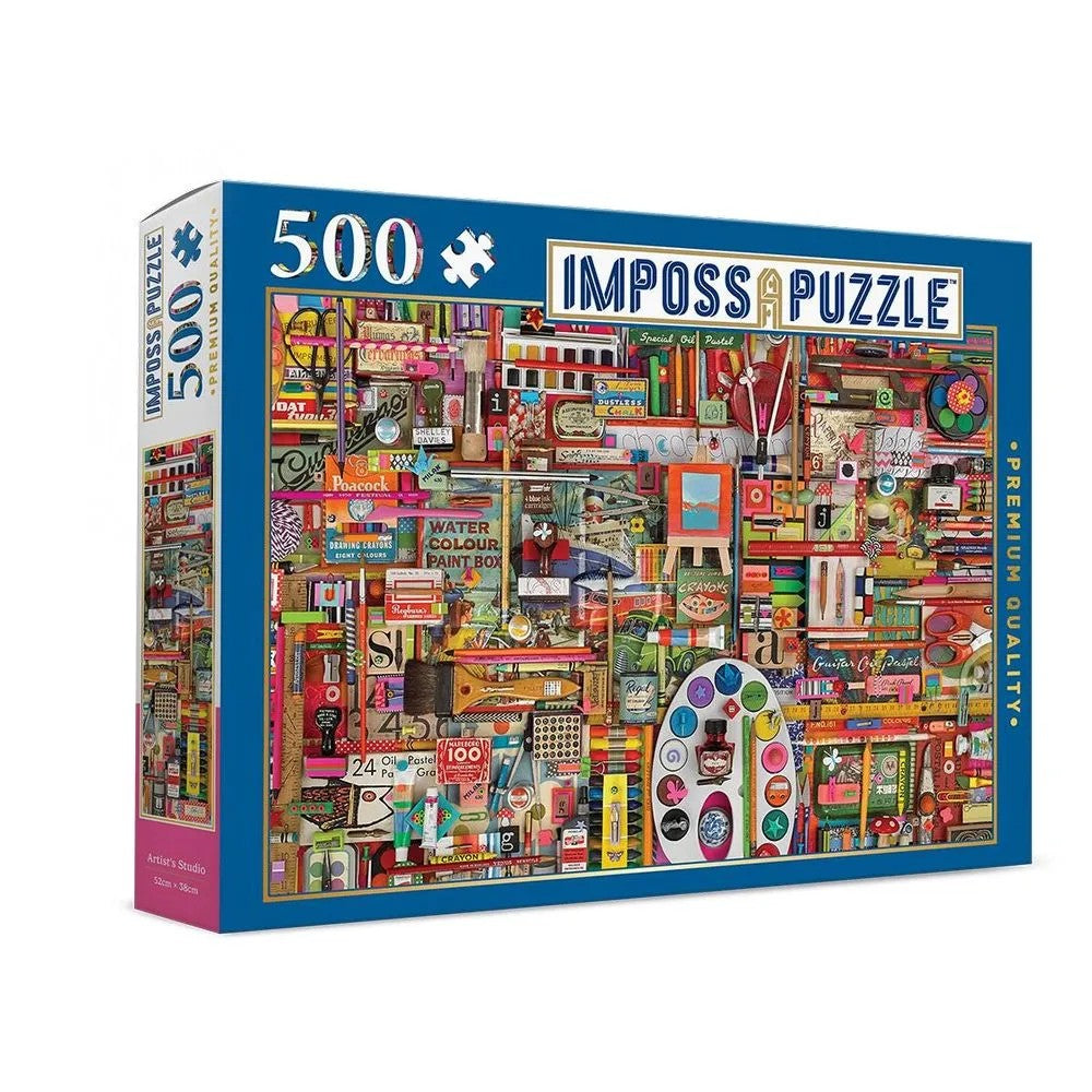 PREORDER Puzzle - ImpossApuzzle - Artists Studio - 500pc
