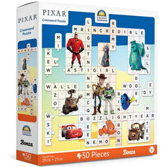 PREORDER Puzzle - Bonza Junior Crossword Puzzle - Pixar - 50pc