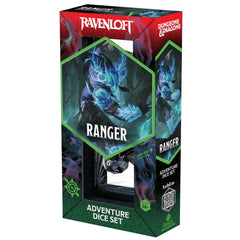 PREORDER Sirius Dice - D&D Adventure Dice - Ranger - Black. Blue